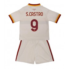 AS Roma Santiago Castro #9 Bortaställ Barn 2026-27 Korta ärmar (+ Korta byxor)